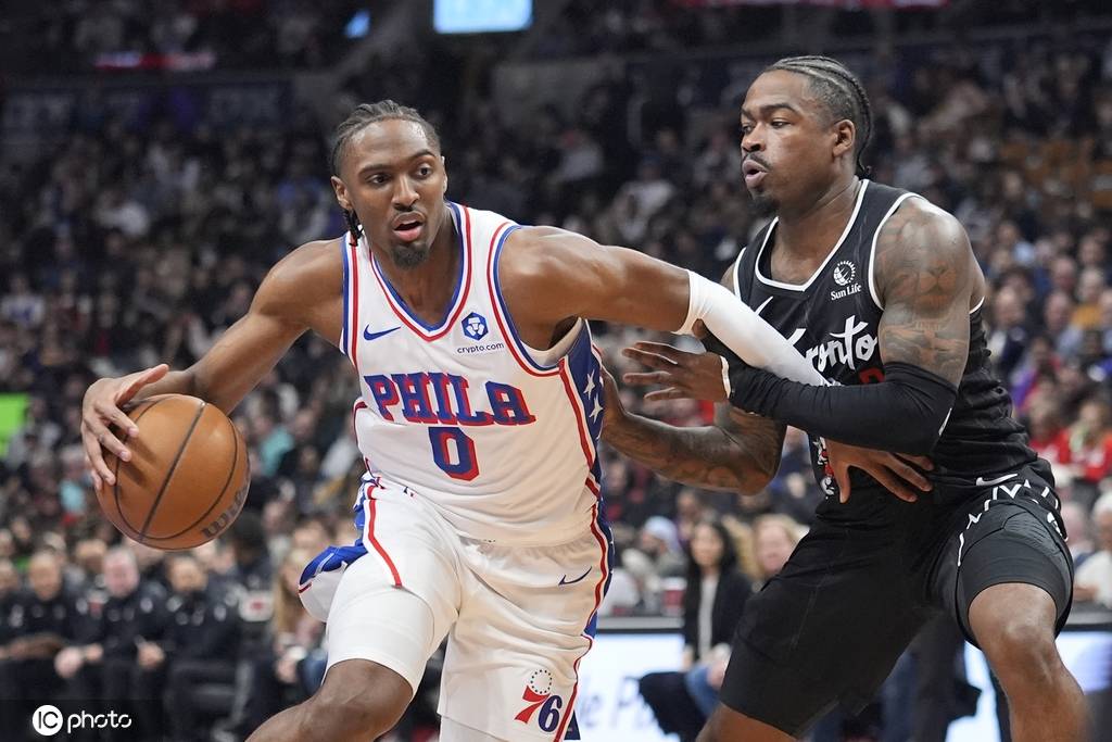 马克西33分恩比德27+8 76人大胜猛龙